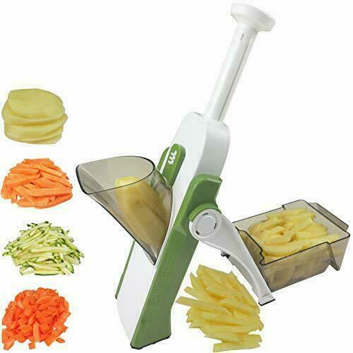 4 In 1 Vegetable Cutter Chopper Adjustable Multi-Function Drum Cutter Vertical Vegetable Cutter Kitchen Shredder Grater Artifact