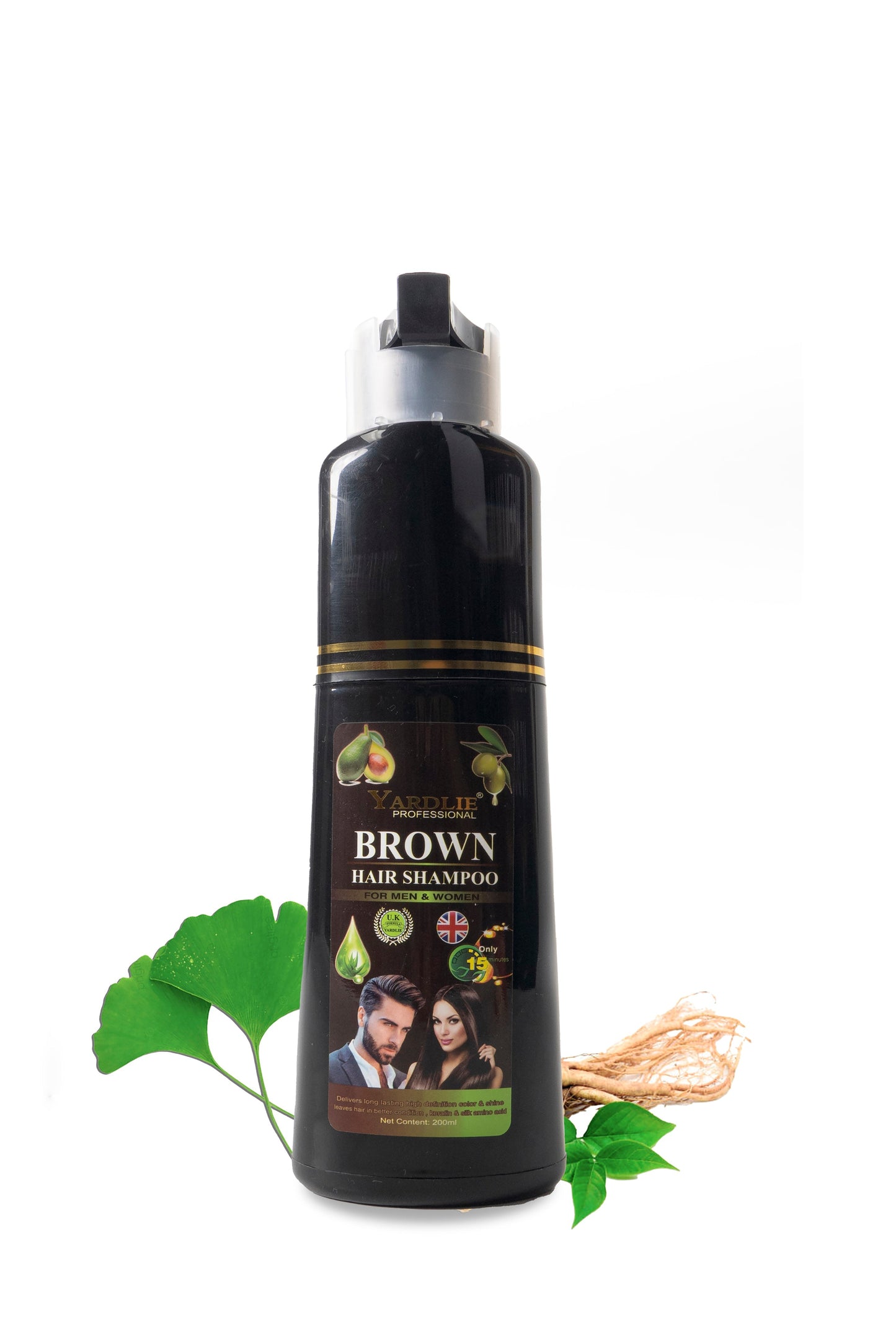 Lichen Natural Black Hair colour Gel 500ml × 2 ( New Advanced Technology )