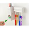 Automatic Toothpaste Dispenser Squeezer &Amp; Holder Set